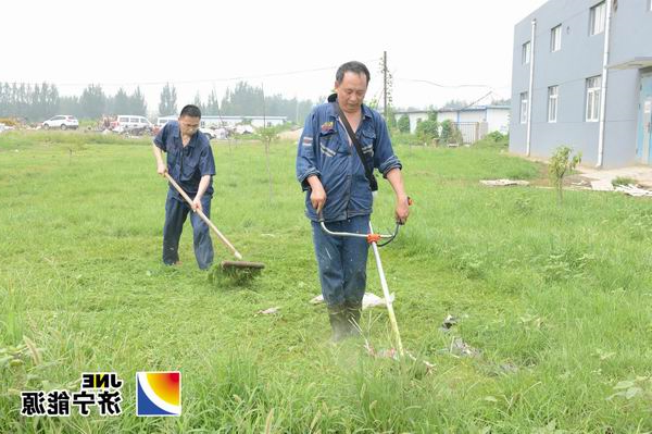 安居煤矿开展清除杂草义务劳动