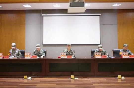 集团公司基干民兵参加全市民兵应急营集合点验大会暨 2021年第二季度“基干民兵干部活动日”
