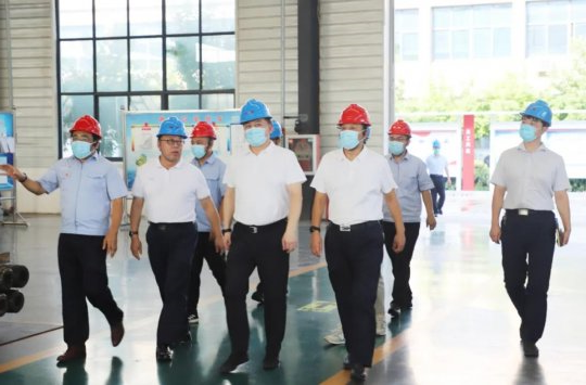 于胜涛到海纳科技公司调研指导工作