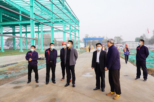 集团公司纪委督导组到钢铁物流加工基地项目检查指导工作