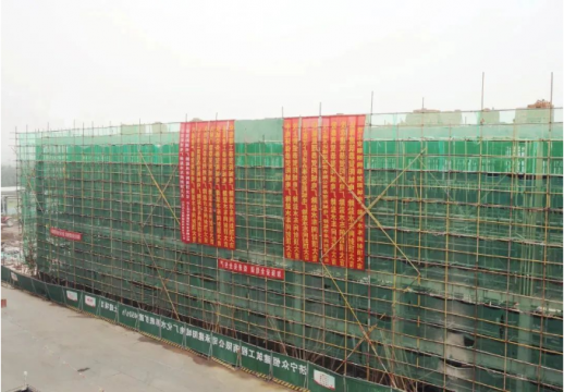 重点项目攻坚丨阳城煤电#1机组背压改造工程化水厂房顺利封顶