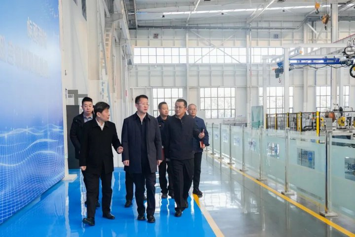 王崇景到海纳科技调研指导工作